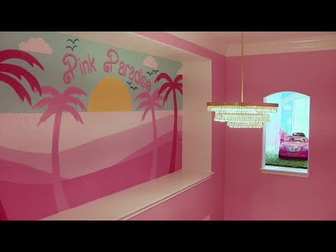 Barbie's Dreamhouse comes to life at Airbnb in Texas
