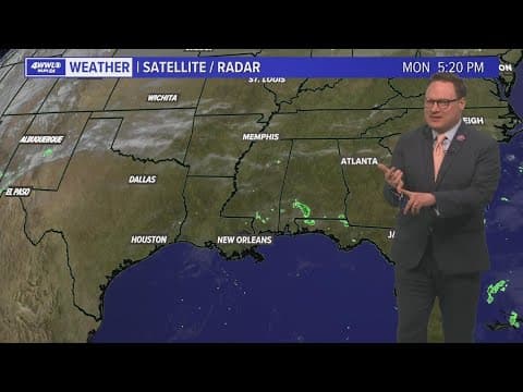 Weather: Warm, humid air has returned