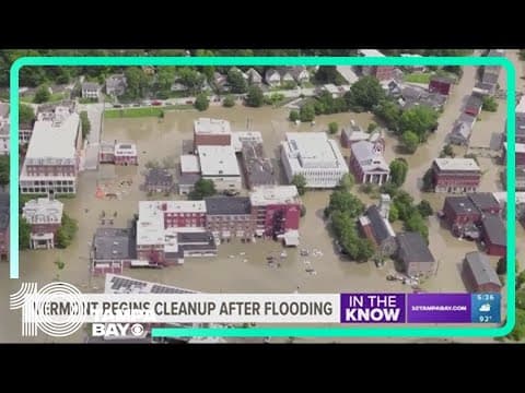 Vermont slowly turns to recovery after being hit by flood from slow-moving storm