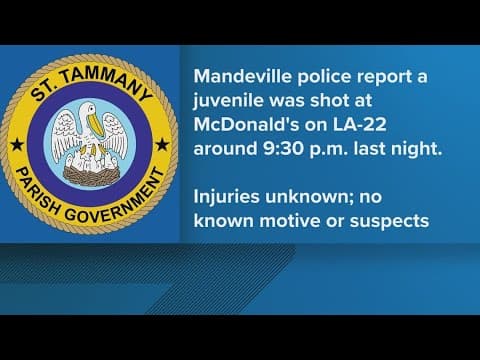 Boy shot on Northshore parade route Friday night