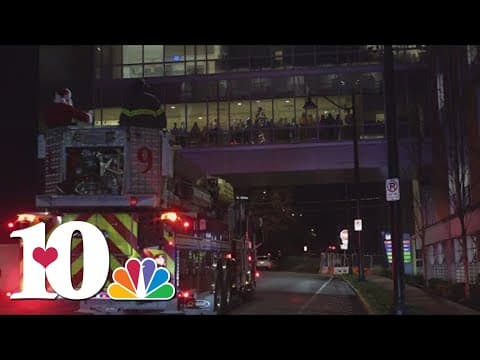 Law enforcement agencies drive by East Tennessee Children's Hospital for annual 'Shine our Lights'