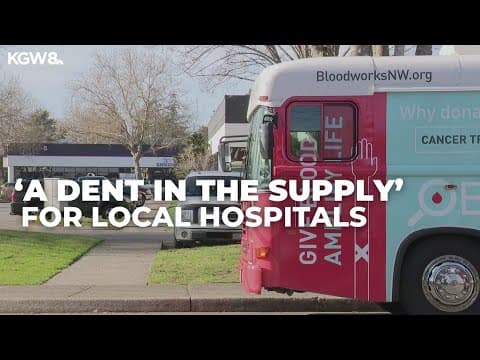 Bloodworks Northwest warns of blood shortage, urges donations