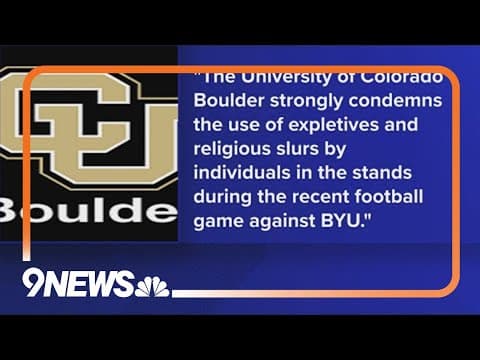 CU officials condemn offensive fan chant during football game