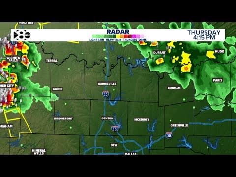 LIVE: Severe storms developing in North Texas on Thursday