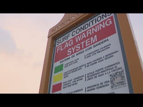 Lifeguards urge caution as 2 people drowned over Memorial Day weekend in Galveston