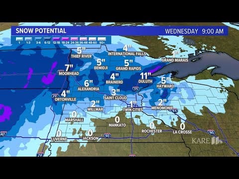 LIVE RADAR: Wintry mix across Minnesota