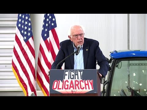 Sen. Bernie Sanders expected to speak on Iran at 'Fighting Oligarchy' tour stop in Fort Worth