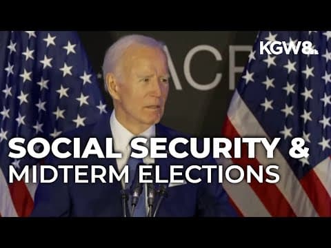 Biden delivers first big speech since leaving office, targets Trump on Social Security