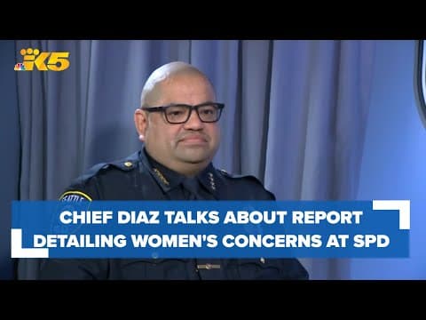Seattle police Chief Adrian Diaz talks about efforts to hire more women