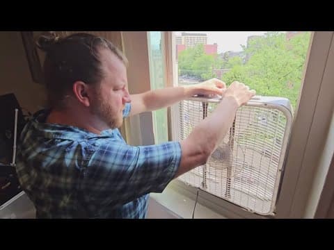 Residents dealing with 90 degree temperatures inside homes with no AC in Montgomery Co.