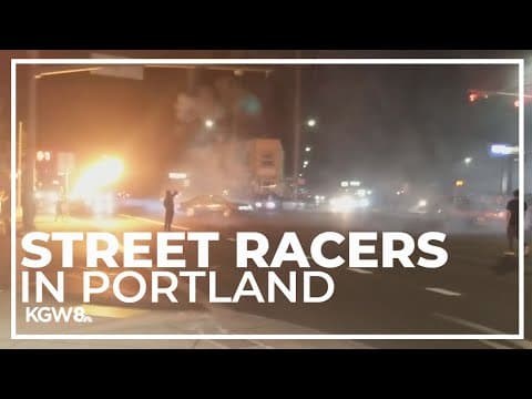 Street racers take over at least 3 Portland intersections | RAW VIDEO