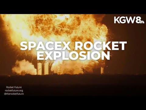 Watch: SpaceX rocket explodes into fireball during testing caught on camera