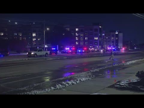 Slush starts turning to ice on Houston roads