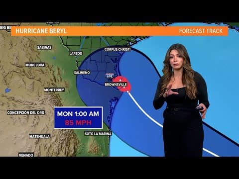 Hurricane Beryl tracker: Storm makes landfall on Mexico as Category 2. What's next for Texas?