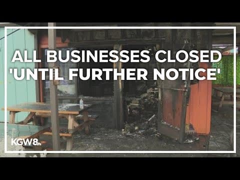 Fire devastates popular Portland food cart pod