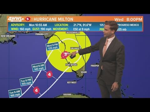 New Orleans Weather: Beautiful, sunny week; Hurricane Milton heads to Florida