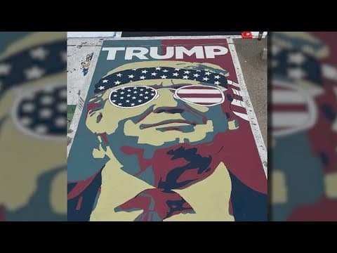 North Texas school district asking students to remove pro-Trump political murals