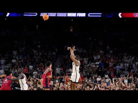 LaMont Butler talks to media after his game winning buzzer beater in the Final Four