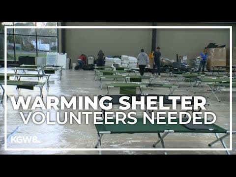 Warming shelters open again Friday night; officials ask for more volunteers