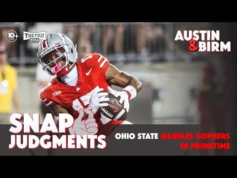 Snap Judgments: Ohio State rolls Minnesota as Ryan Day looks to keep Buckeyes playing with edge