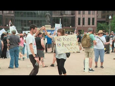 Communities around the country organize 'No Kings' protests to oppose Trump administration