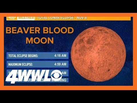 Beaver Blood Moon | Total lunar eclipse Tuesday