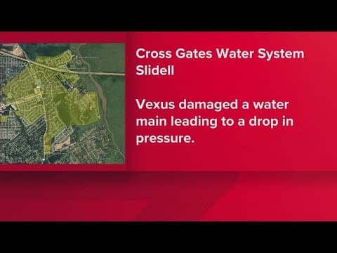 10,000 in Slidell under boil water advisory, after water main hit