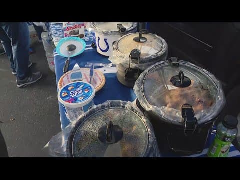Fans prepare for Indianapolis Colts game against Detroit Lions with 'Friendsgiving'