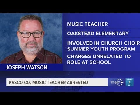 Pasco County elementary school teacher arrested on child porn possession charges