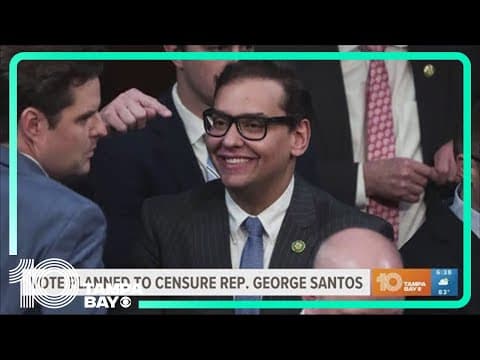 Congress plans vote to censure GOP Rep. George Santos