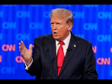 Donald Trump blames Joe Biden's policies for border crisis and crime