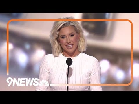 Reality star Savannah Chrisley speaks at 2024 Republican National Convention