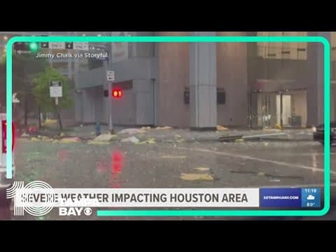 4 people killed amid high winds, heavy rain in Houston