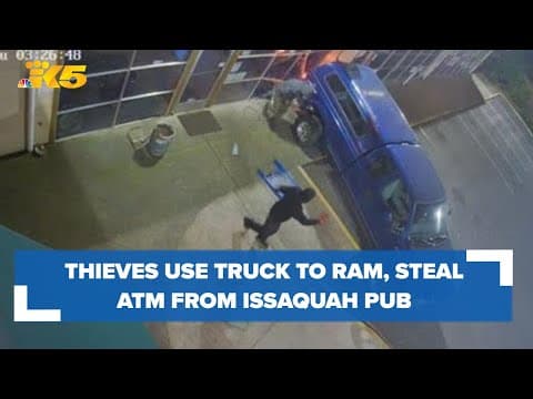 Thieves steal ATM from Issaquah pub