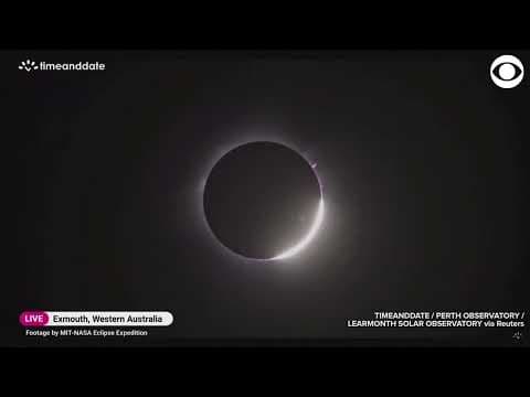 Rare hybrid solar eclipse occurs over Australia