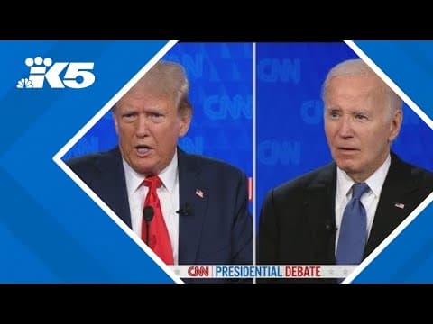 2024 presidential debate: Trump makes false claim about 2020 Seattle protests