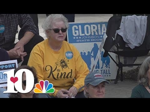 People gather to watch House vote