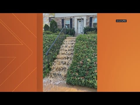 9 homes impacted by water main break in Chevy Chase