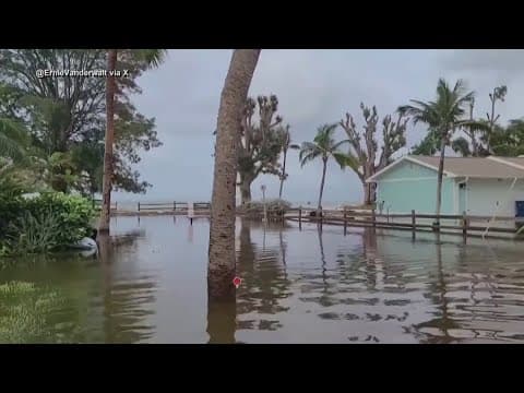 Debby hits the southeast coast, flooding homes and prompting evacuations