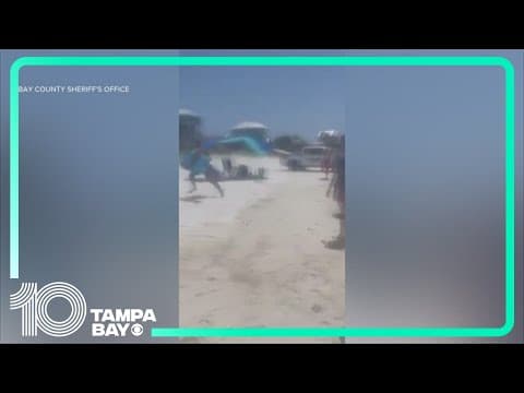 Florida man arrested for refusing to leave Gulf waters while double red flags fly