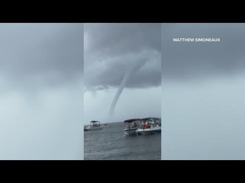 Waterspout over Lake Pontchartrain on the 4th of July