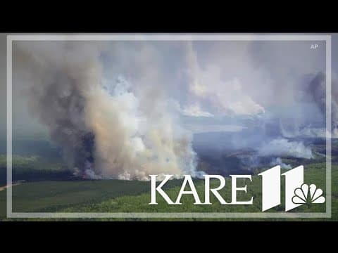 Minnesota air filled with wildfire smoke on Tuesday