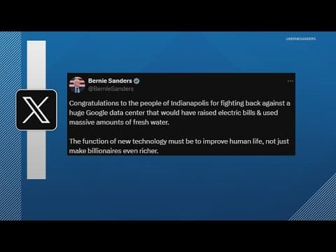 Sen. Bernie Sanders weighs in on Indy data center debate