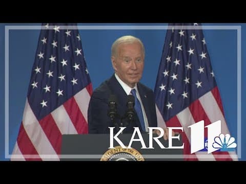 Biden responds to Trump mocking him over mistakes