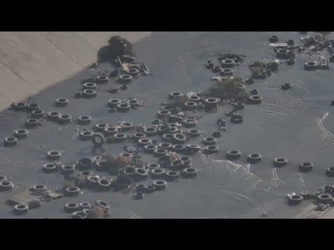 Discarded Tires in Tijuana: How tens of thousands of used tires wind up in the Tijuana River.