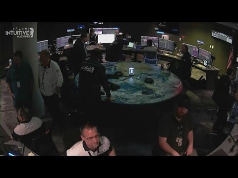 'Welcome to the moon' | The moment Intuitive Machines confirmed they reached the surface of the moon