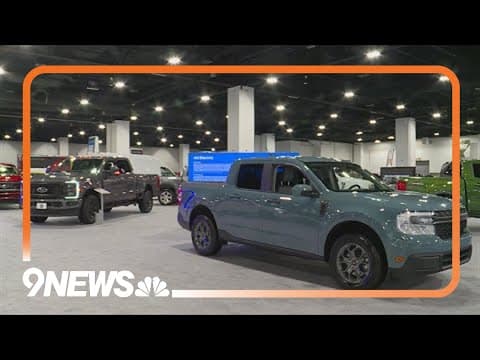 Cars start arriving for the Colorado Auto show