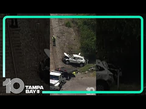 Two women in SUV survive Florida train collision