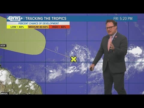 Friday Tropical Update: Low chance for development in Atlantic