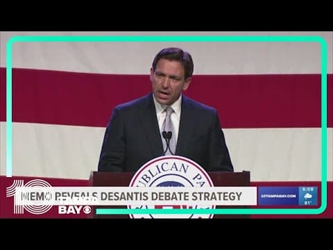Memo reveals DeSantis' 'sledgehammer' debate strategy